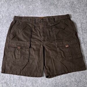 St John's Bay Men's 44 Cargo Shorts Relaxed Fit Utility Cotton Outdoor Workwear